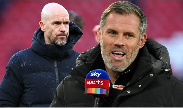 Ten Hag bluntly responded to former midfielder Carragher's criticism