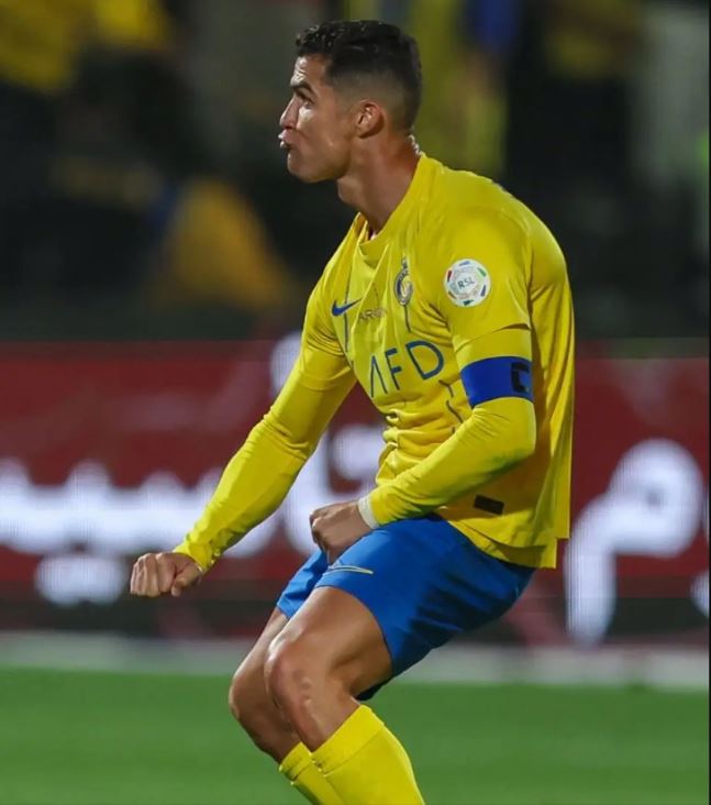 Ronaldo responded to chants of great rival Lionel Messi's name by signaling towards his nether regions at the end of Al Nassr's win over Al Shabab